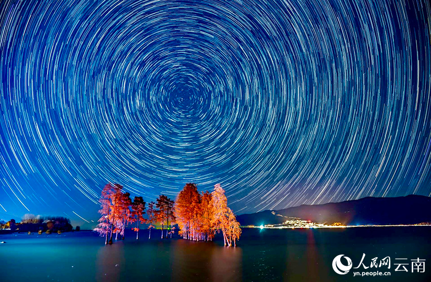 云南大理：星軌閃耀洱海冬夜